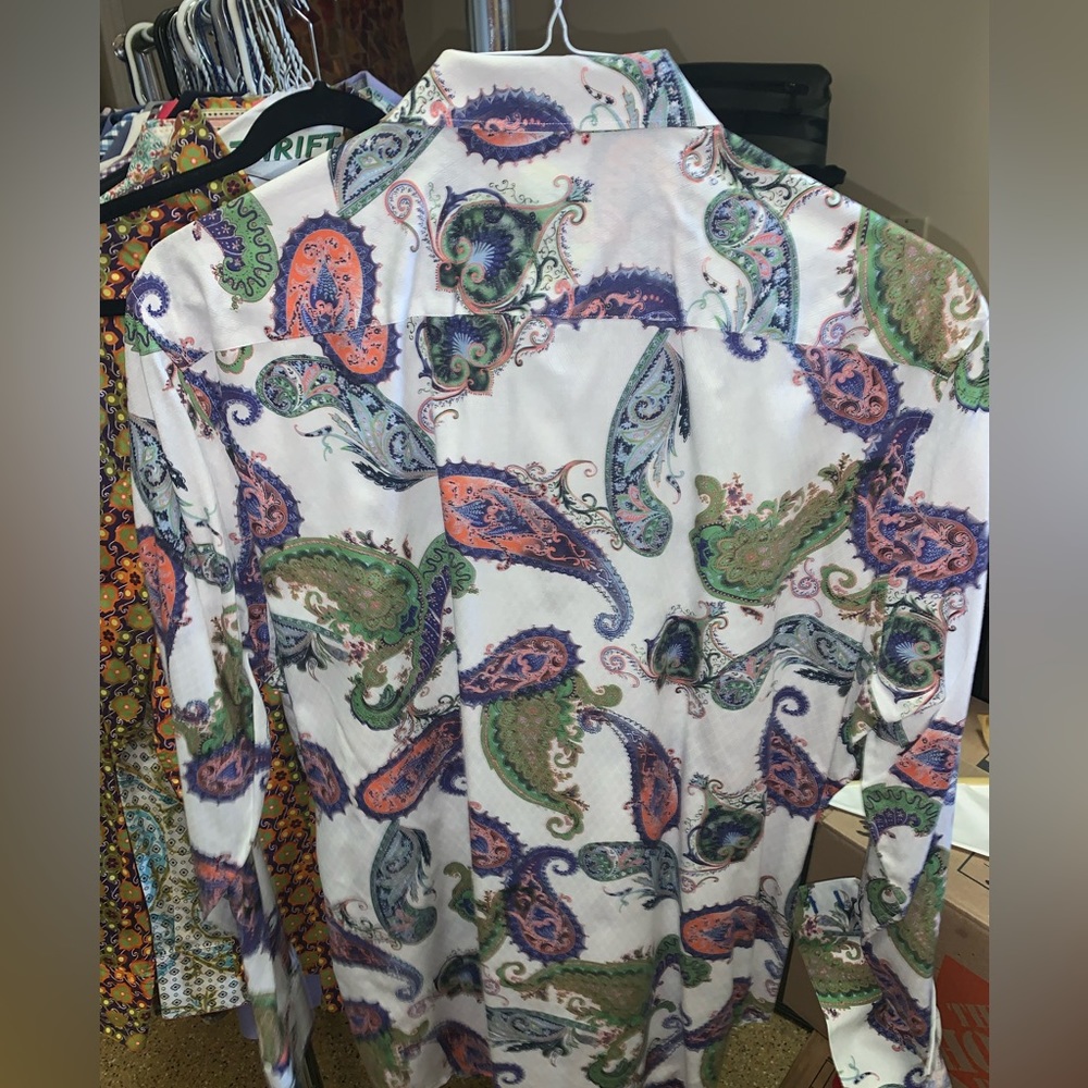 Robert Graham mens long sleeve shirt XL